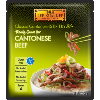 Lee Kum Kee Gluten Free Cantonese Beef Ready Sauce 100g