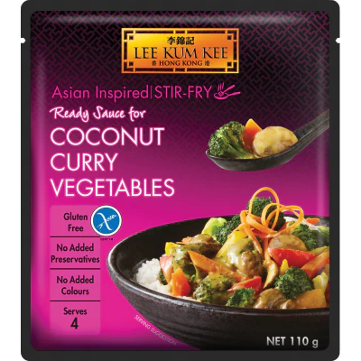 Lee Kum Kee Ready Sauce For Coconut Curry Vegetables 110g