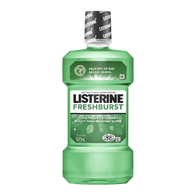 Listerine Antiseptic Fresh Burst Mouthwash 500ml