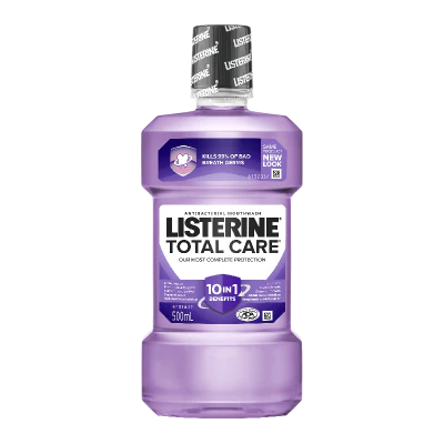 Listerine Total Care Clean Mint Mouthwash 500ml