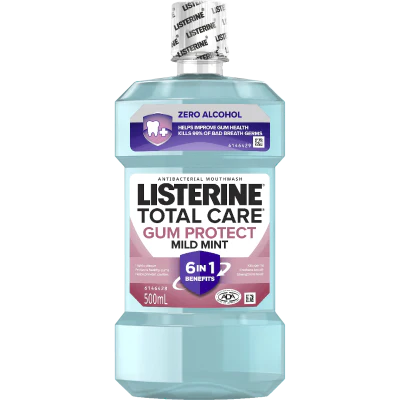 Listerine Total Care Gum Protect Antibacterial Mouthwash 500ml