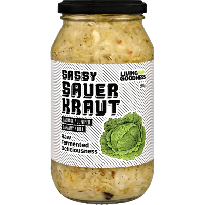Living Goodness Sassy Sauerkraut 500g