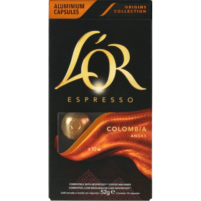 L'OR Colombia Intensity 8 Coffee Capsules 10pk
