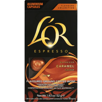 L'OR Flavours Collection Caramel Coffee Capsules 10pk