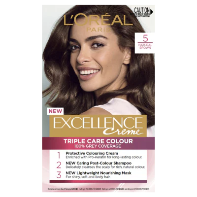 L'Oreal Paris Excellence Creme 5 Brown Hair Colour ea