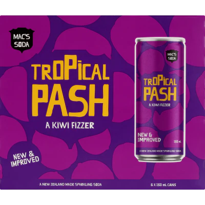 Mac's Tropical Pash Soda 1500ml