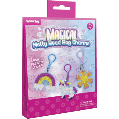 Magical Melty Beads Bag Charms 6+ 1pk