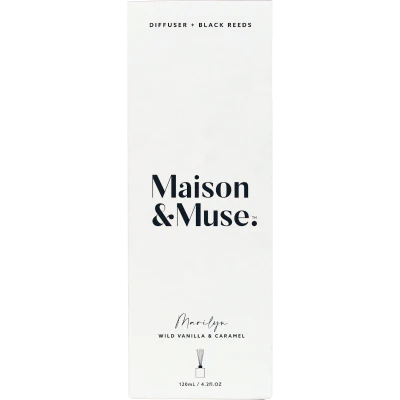 Maison&Muse Marilyn Wild Vanilla & Caramel Reed Diffuser 120ml