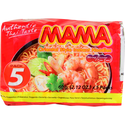 Mama Spicy Tum Yum Oriental Style Instant Noodles 5 x 60g