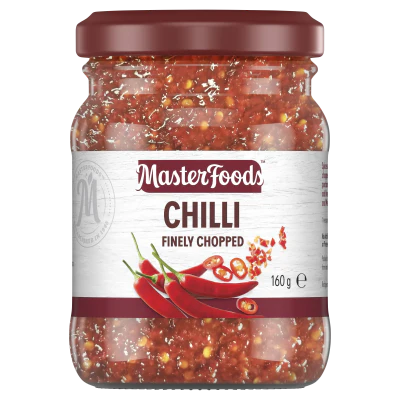Masterfoods Finely Chopped Chilli Jar 160g