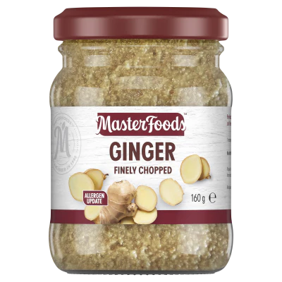 Masterfoods Finely Chopped Ginger Jar 160g