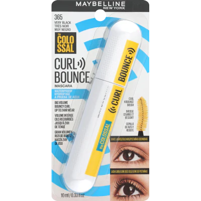 Maybelline New York Colossal Curl Bounce Very Black Waterproof Mascara 10ml