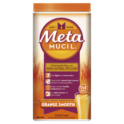Metamucil Orange Smooth Daily Fibre Supplement 673g