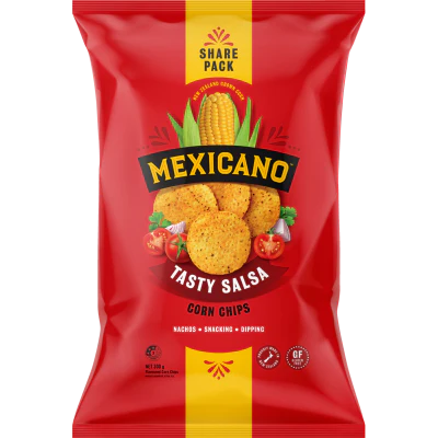 Mexicano Tasty Salsa Corn Chips 300g
