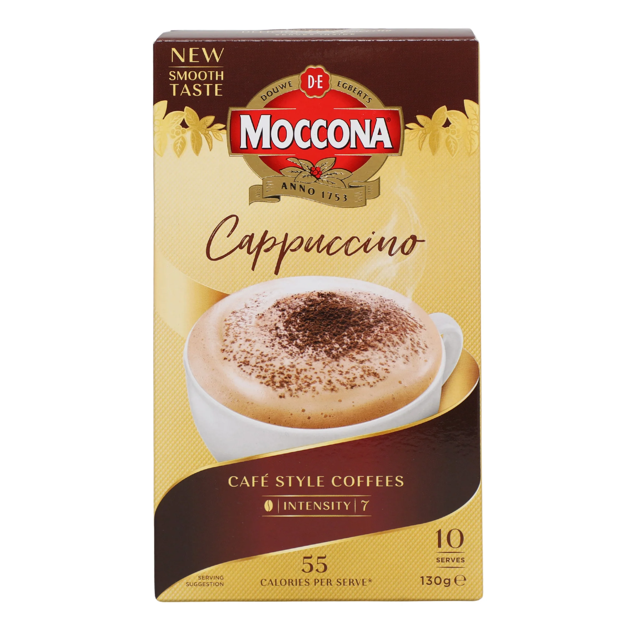 Moccona Cafe Style Cappuccino 10 pack