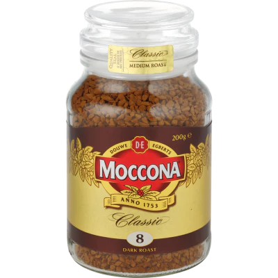 Moccona Classic Dark Roast Instant Coffee Jar 200g