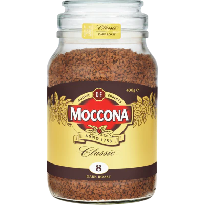 Moccona Classic Dark Roast Instant Coffee Jar 400g