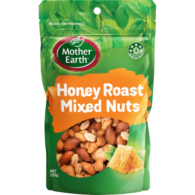 Mother Earth Honey Roast Mixed Nuts 150g