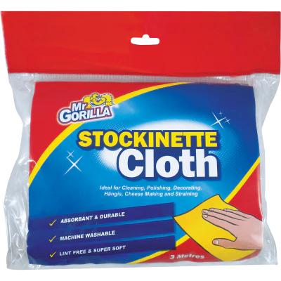 Mr Gorilla Stockinette Multi Purpose Cloth 3 Metres 3m