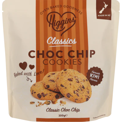 Mrs Higgins Classic Choc Chip Cookies 300g