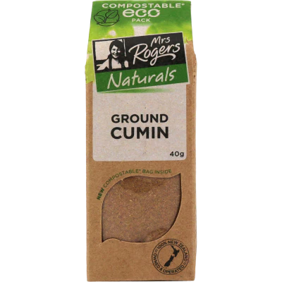 Mrs Rogers Naturals Eco Ground Cumin 40g