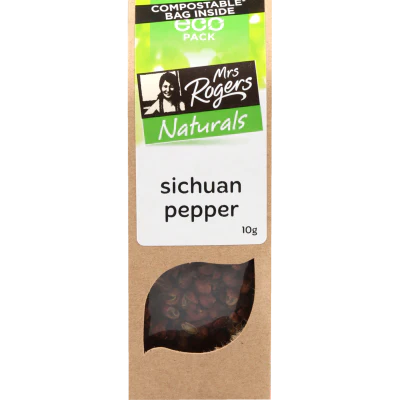 Mrs Rogers Naturals Eco Sichuan Pepper 10g