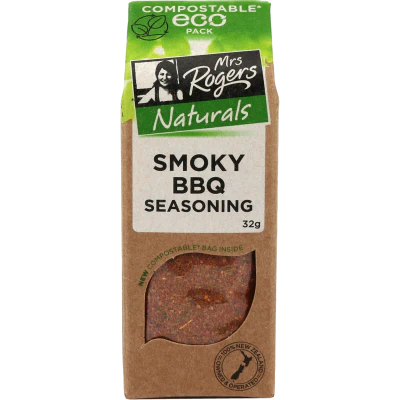 Mrs Rogers Naturals Eco Smoky BBQ Seasoning 32g