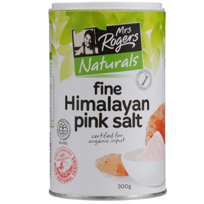Mrs Rogers Naturals Fine Organic Himalayan Pink Salt 300g