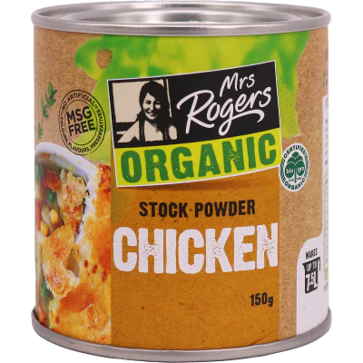 Mrs Rogers Organic Chicken Stock Powder 150g