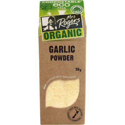 Mrs Rogers Organic Eco Garlic Powder 30g