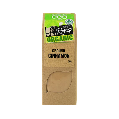 Mrs Rogers Organic Eco Ground Cinnamon 30g