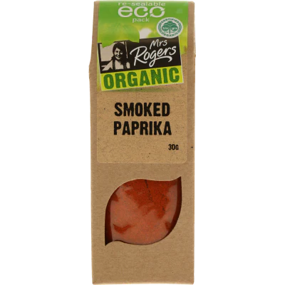 Mrs Rogers Organic Eco Smoked Paprika 30g