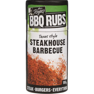 Mrs Rogers Texas Style Steakhouse Barbecue Rub 100g