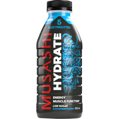 Musashi Blue Raspberry Hydrate 600ml