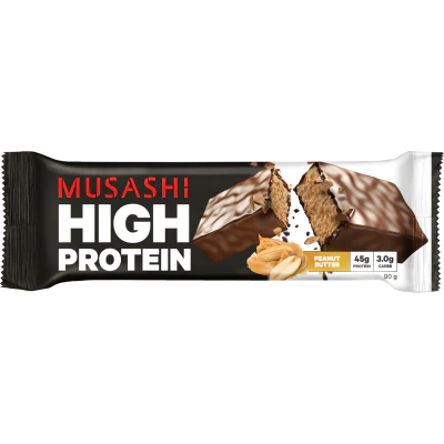 Musashi Peanut Butter Flavour High Protein Bar 90g