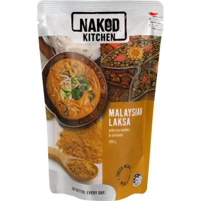 Naked Kitchen Malaysian Laksa with Rice Noodles And Coriander 500g
