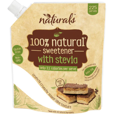 Naturals 100% Natural Sweetener With Stevia 250g