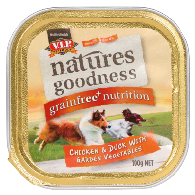 Natures Goodness Chicken & Duck With Garden Vegetables Dog Food 100g