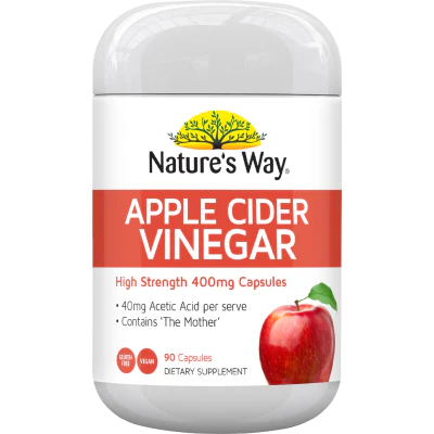 Nature's Way Apple Cider Vinegar Capsules 90pk