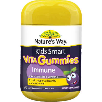 Natures Way Kids Smart Immune Vita Gummies 90pk