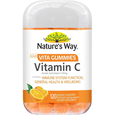 Nature's Way Vitamin C Orange Adult Vita Gummies 120pk