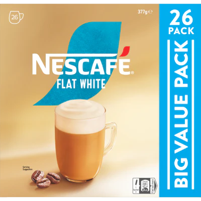Nescafe Flat White Coffee Sachets 26 x 14.5g