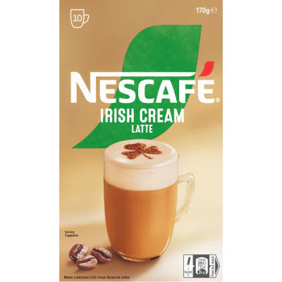 Nescafe Irish Cream Latte Coffee Sachets 10 x 17g