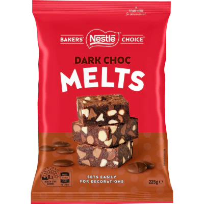 Nestle Bakers' Choice Dark Choc Melts 225g