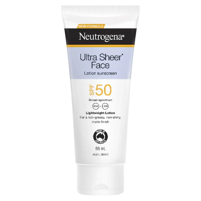 Neutrogena Ultra Sheer Face Lotion Sunscreen SPF50 88ml