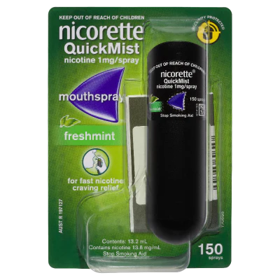 Nicorette Quickmist Fresh Mint Stop Smoking Aid 13.2ml