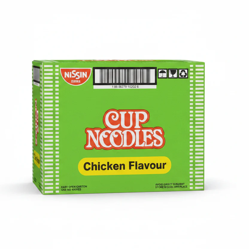 Nissin Cup Noodle Chicken Flavour 12 x 73g