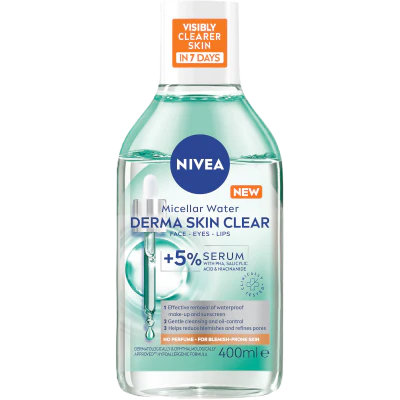 Nivea Derma Skin Clear Micellar Water 400ml