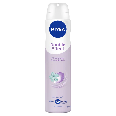 Nivea Double Effect 72Hr Protection Anti-Perspirant Deodorant Aerosol 250ml