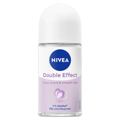 Nivea Double Effect 72hr Protection Anti-Perspirant Deodorant Roll On 50ml